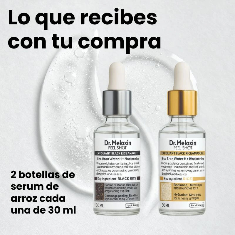 Dr. Melaxin® - Serum de Arroz Blanco y Negro 30ml
