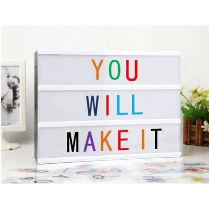 LumiText ® - Tablero Lámpara Rgb Letras Mensajes