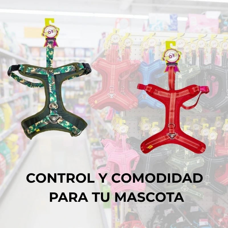 Arnés Anti-Tirones para Perros Grandes y Pequeños
