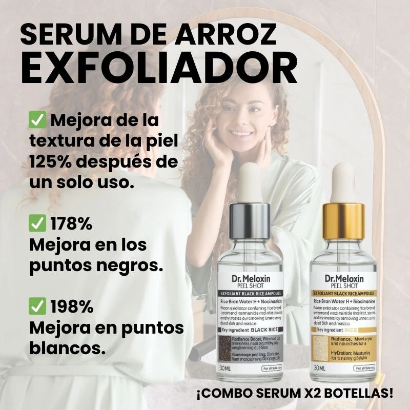 Dr. Melaxin® - Serum de Arroz Blanco y Negro 30ml