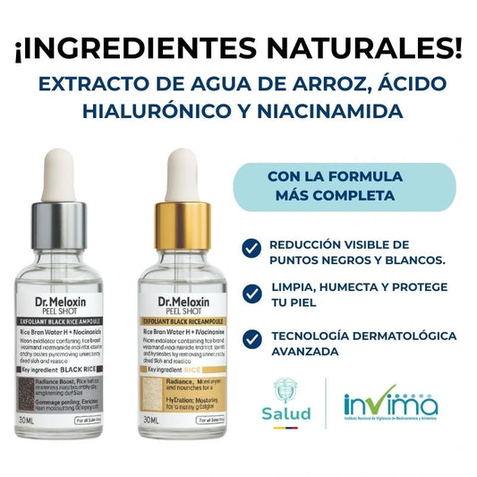Dr. Melaxin® - Serum de Arroz Blanco y Negro 30ml