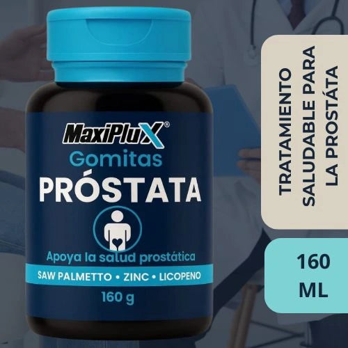 MaxiPlux® Combo – Gomitas Próstata + Gel de Soporte Masculino