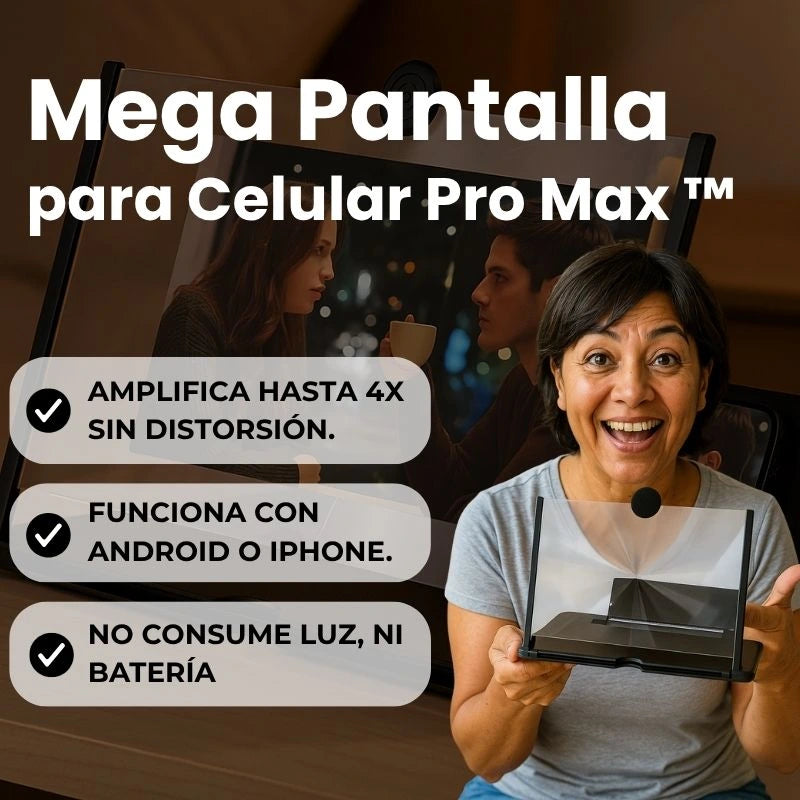 Mega Pantalla para Celular Pro Max™
