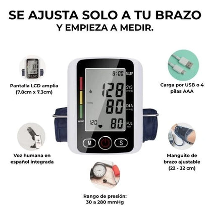 Tensiómetro Digital con Altavoz en Español®